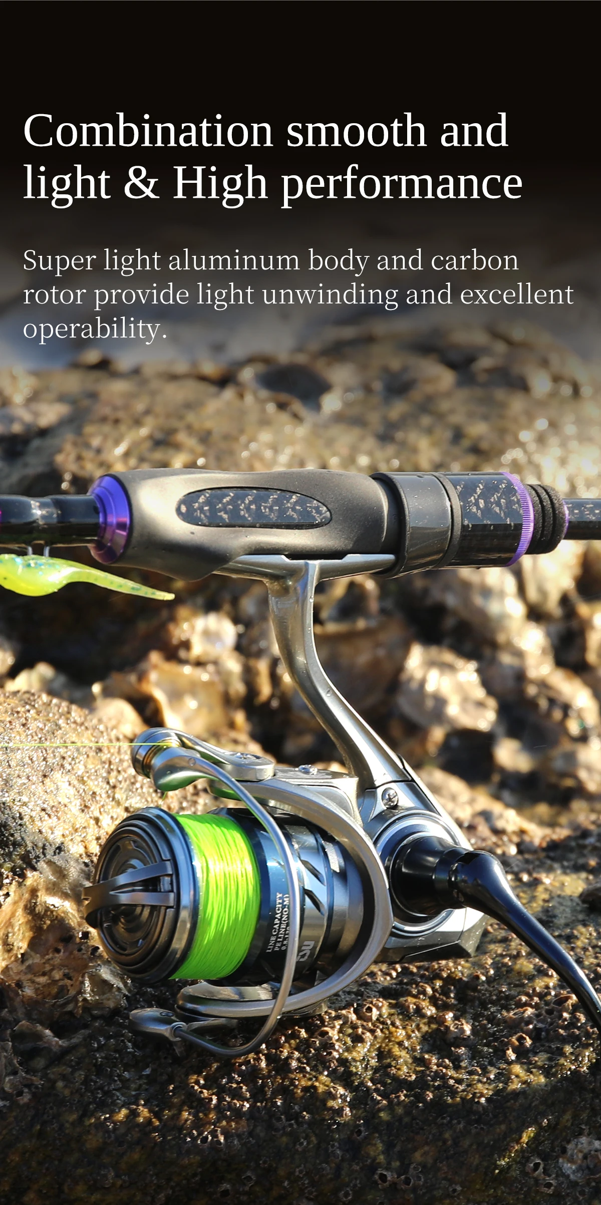 TSURINOYA Finesse MERLIN 1000 C2000S 165g METAL Spinning reel 5KG Max Drag Saltwater Reel Bass Pike Wheel