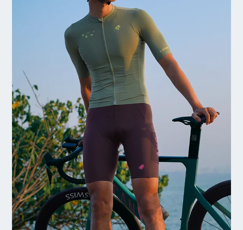 Lameda 2026 Men's Pro Cycling Shorts Summer Road Cycling Bib Shorts Moisture-wicking, Breathable, Uv-protective Bike Shorts