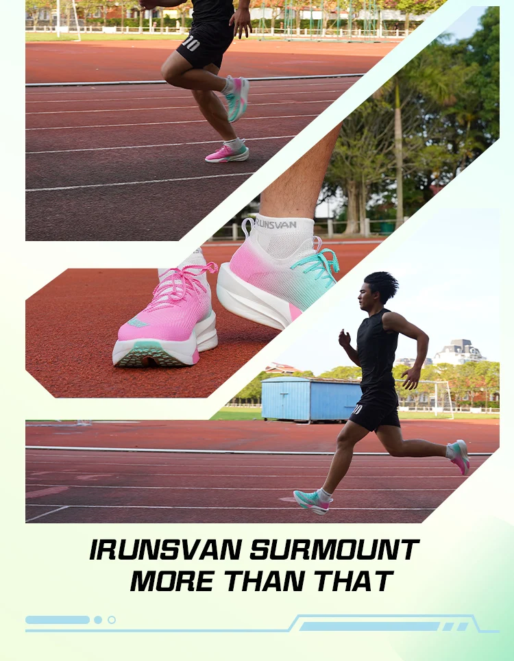 IRUNSVAN Carbon Board Outdoor Running Shoes Marathon Running Shoes Sports Shoes Men's Shoes Track Shoes