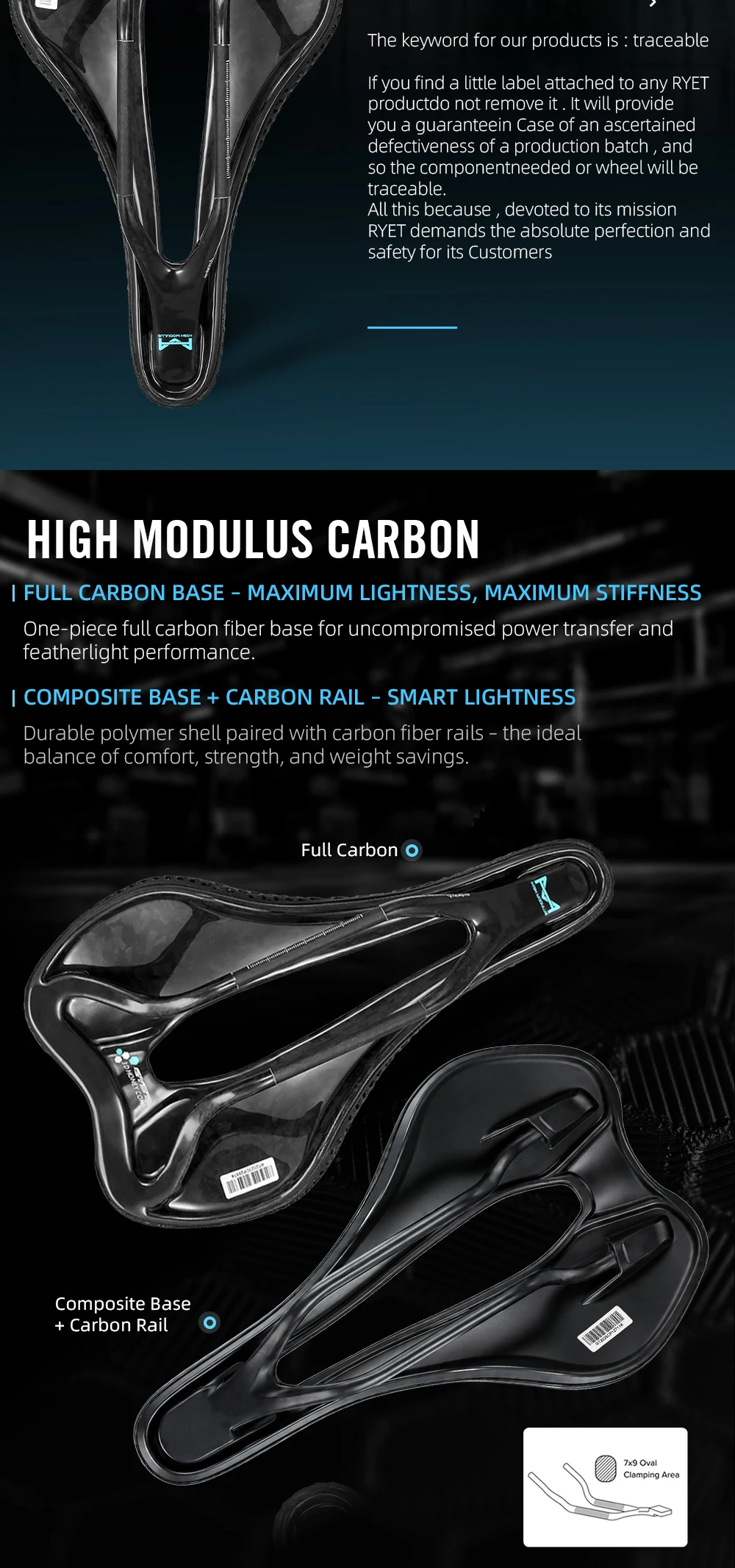 2026 RYET Carbon 3D Printed Bike Saddle, 145mm Light Road MTB Mountain Racing Bicycle Seat Cushion Cycling Seating Accessories