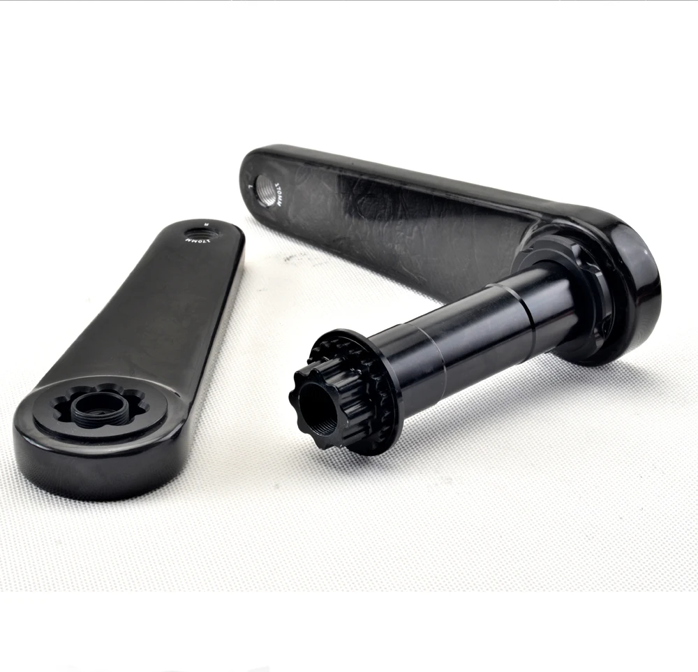 RIRO Carbon Fiber Road Crankset 29MM 50-34/52-36/53-39T Compatible with 11/12 Speed Shimano Direct Mount /110/130BCD Chainrings