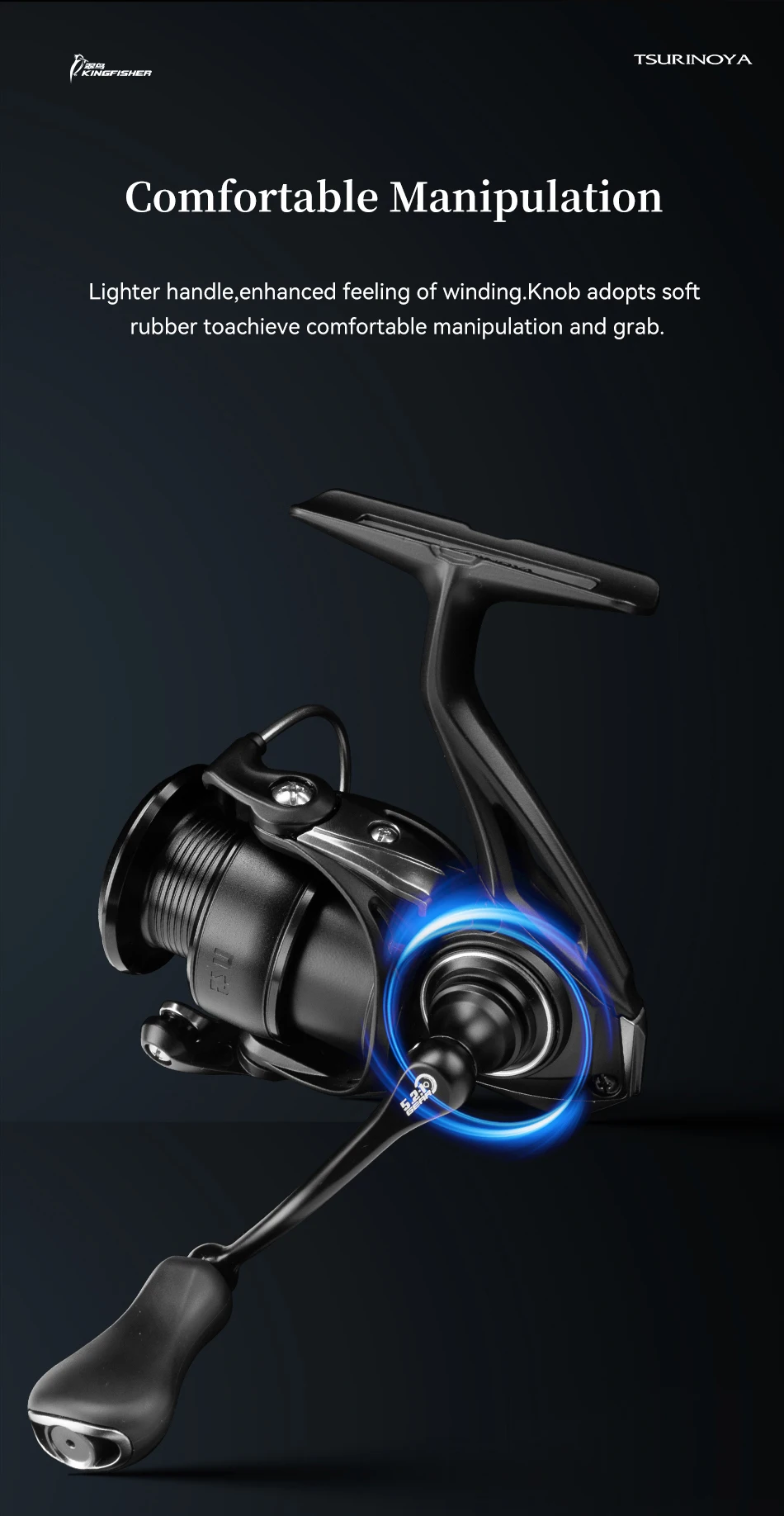 TSURINOYA Carbon Spinning Fishing Reel Kingfisher 800S 1000 1500 1500s Ultralight Weight 135g 10+1BB MicroLure Stream Trout Reel