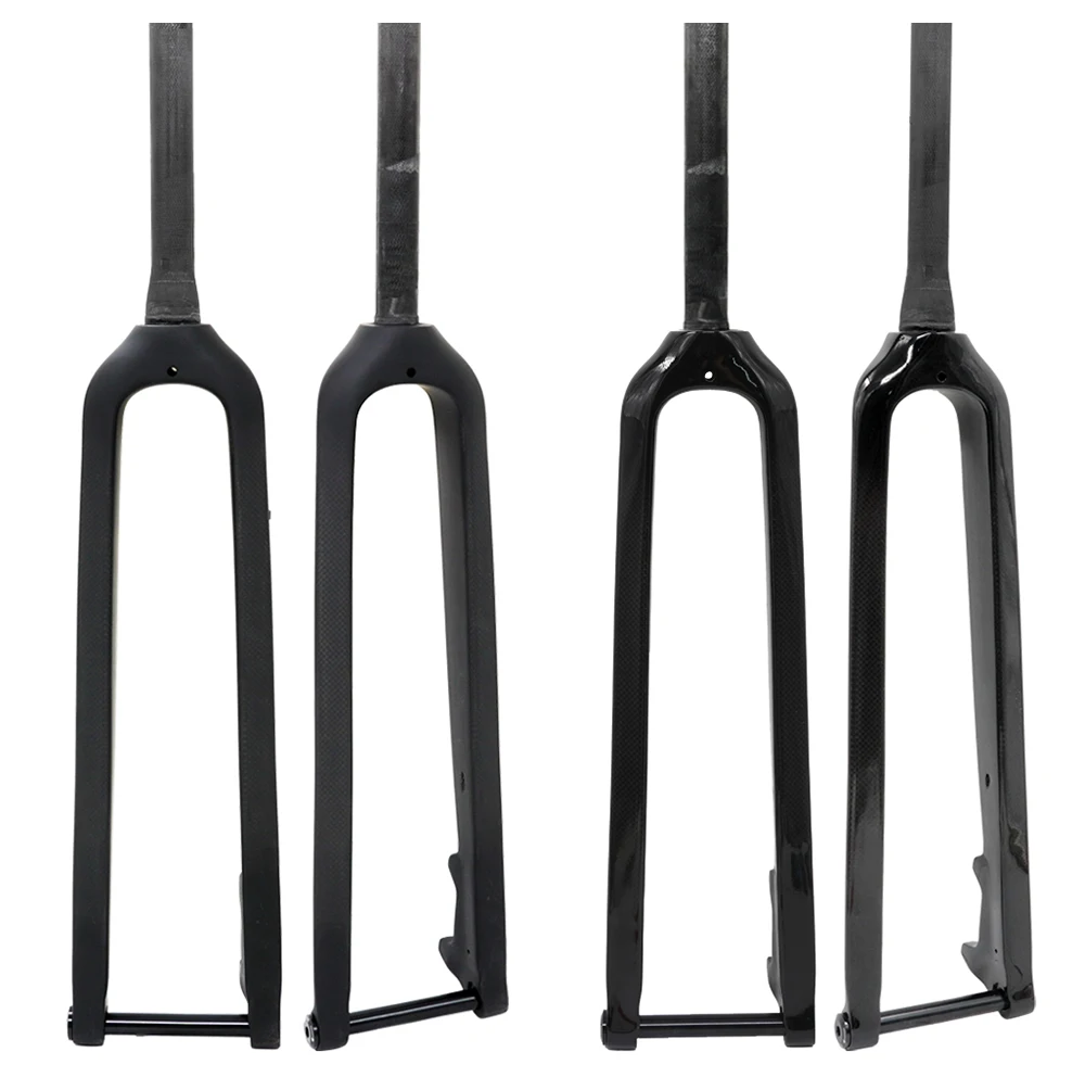 ODINZEUS 3K Carbon Fiber Fork, MTB Bike Fork, Thru Axle 15*100mm, Straight/Conical, Matte/Gloss,26"/27.5"/29" inches,disc brake