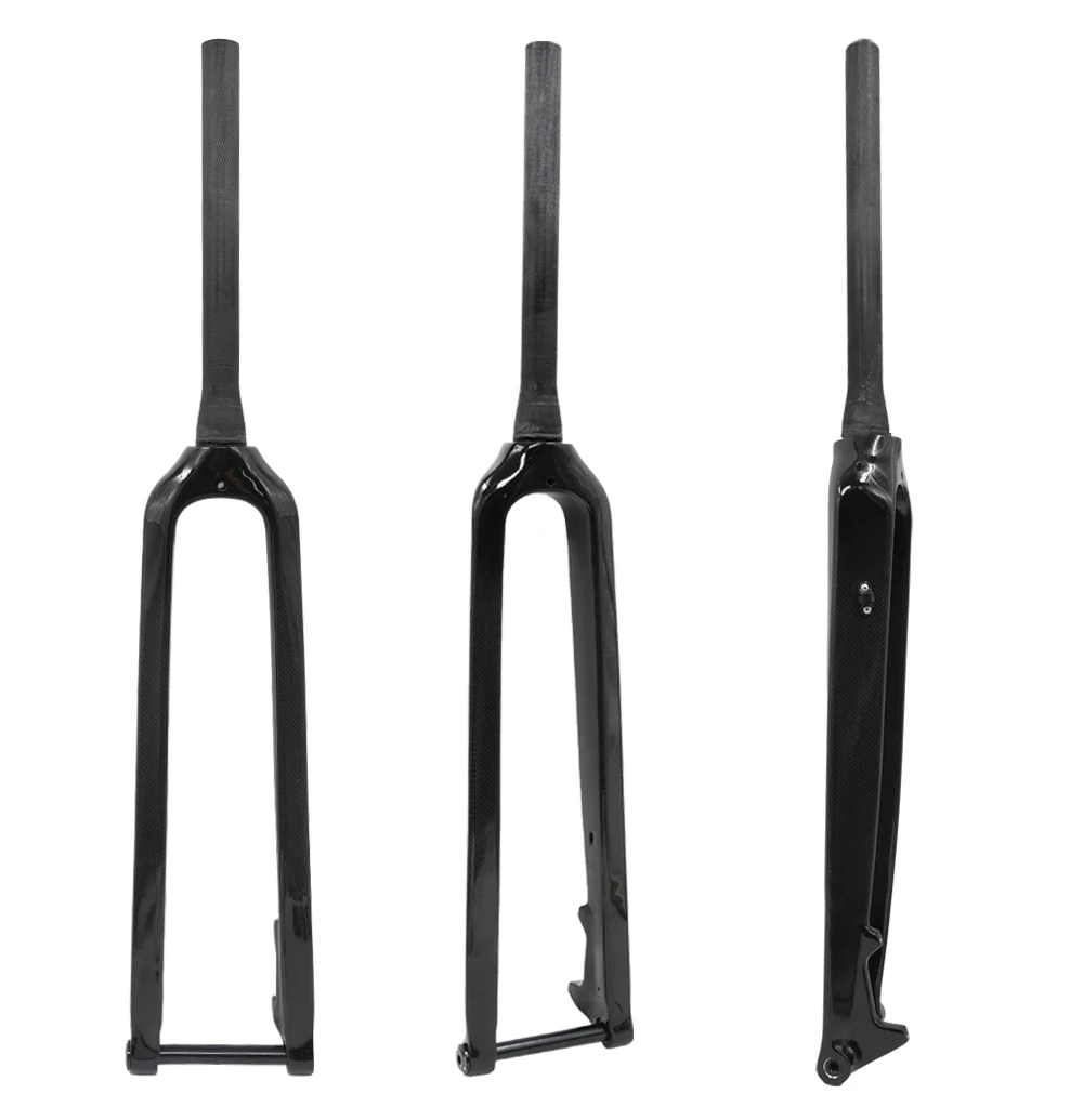 ODINZEUS 3K Carbon Fiber Fork, MTB Bike Fork, Thru Axle 15*100mm, Straight/Conical, Matte/Gloss,26"/27.5"/29" inches,disc brake