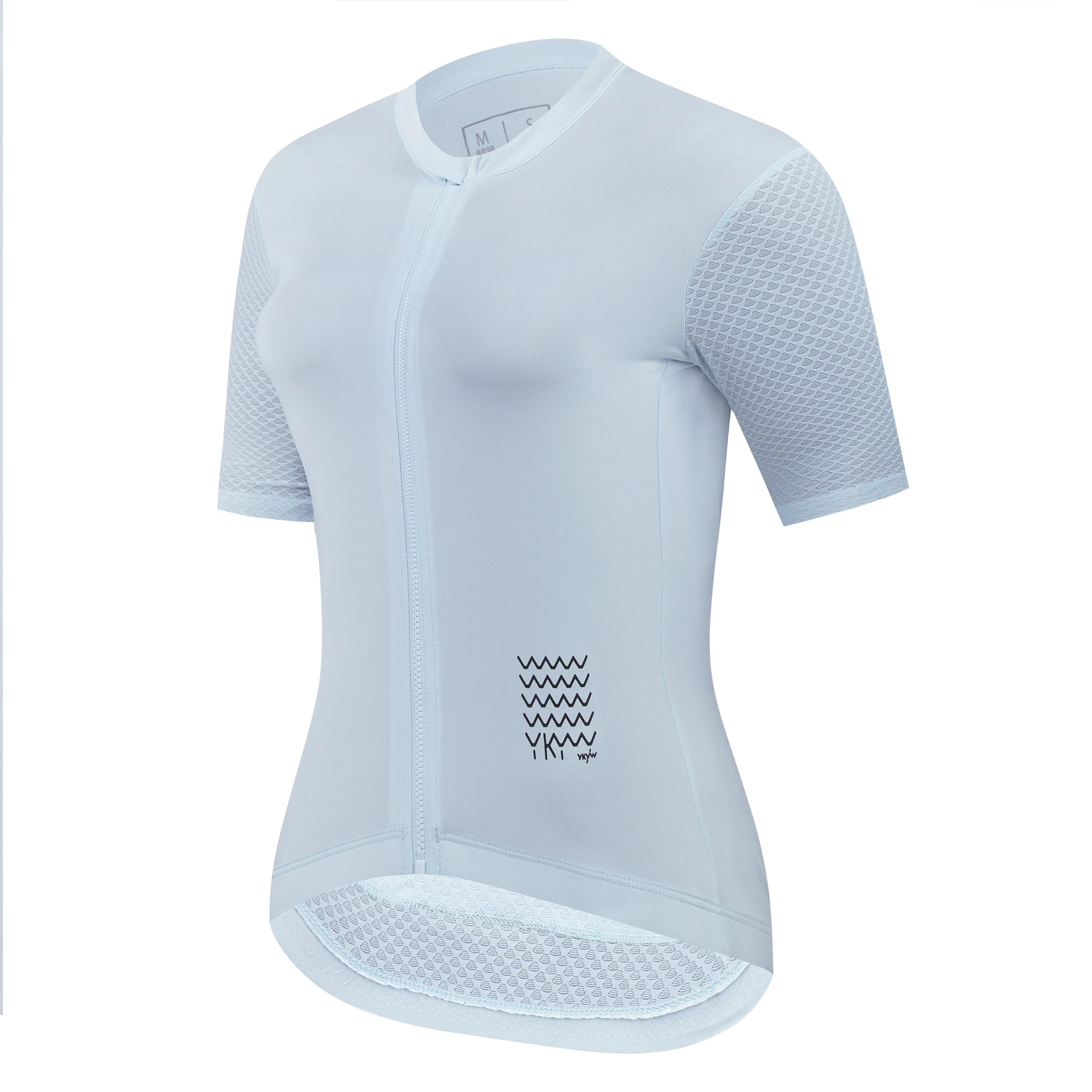YKYWBIKE Women Cycling Jersey Summer Bicycle Short Sleeve Shirt Lightweight Breathable Female Road Bike Jersey SPF 50+ Clothing
