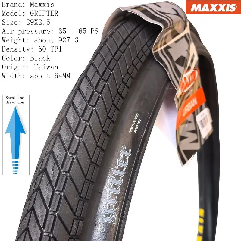 Maxxis Grifter M148 BMX Tire Wire 20x2.1/29X2.5 Original Bicycle Tire for 20-inch BMX Bike And 29-inch BMX Wheels