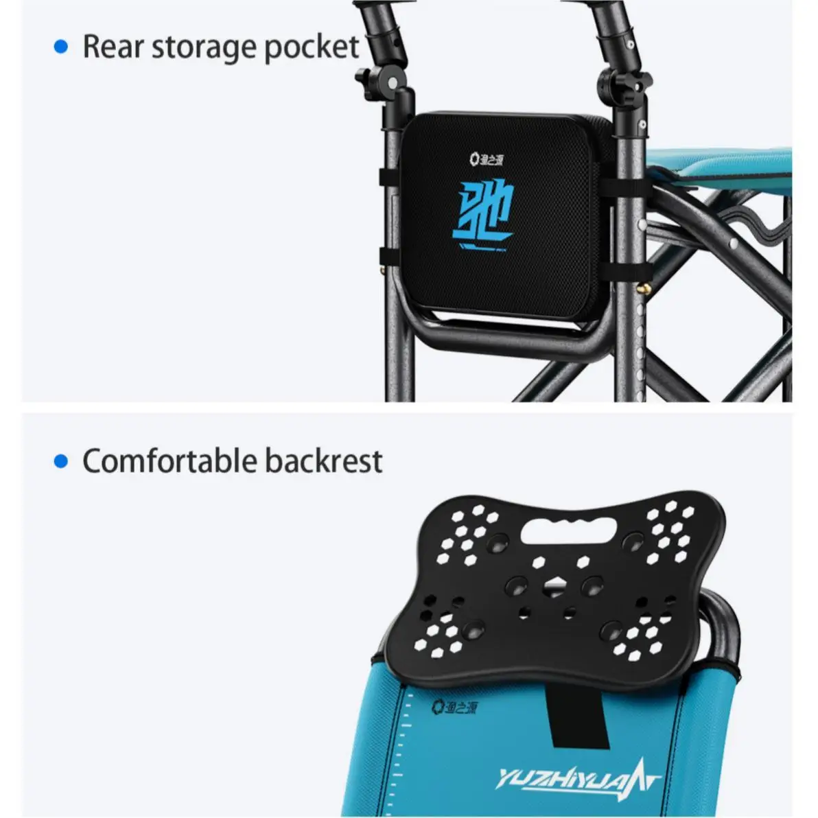 Functional Folding Fishing Chair | Adjustable Backrest with Armrests, Wide Portable Seat for Outdoor Fishing & Camping