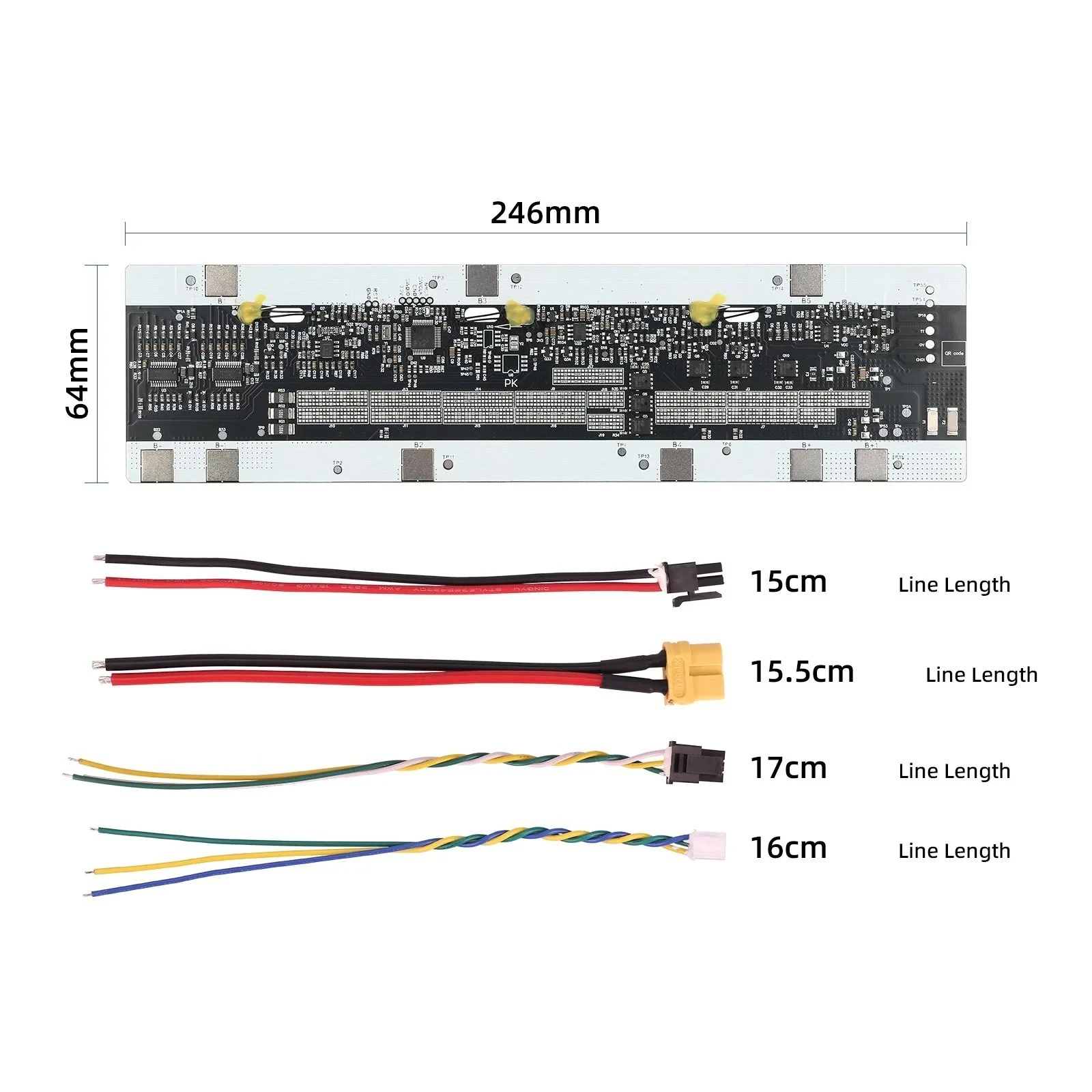 10 Cable BMS for Xiaomi Mi 4 Lite 2nd Gen Electric Scooter Battery Protection Board Circuit Control Board Replacement Parts