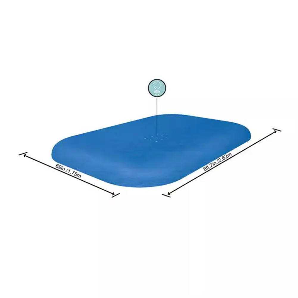 Swimming Pool Cover Cloth 262×175/305×183cm Thickeness Square Dust-proof Cloth For Swimming Pool Protection Accessories
