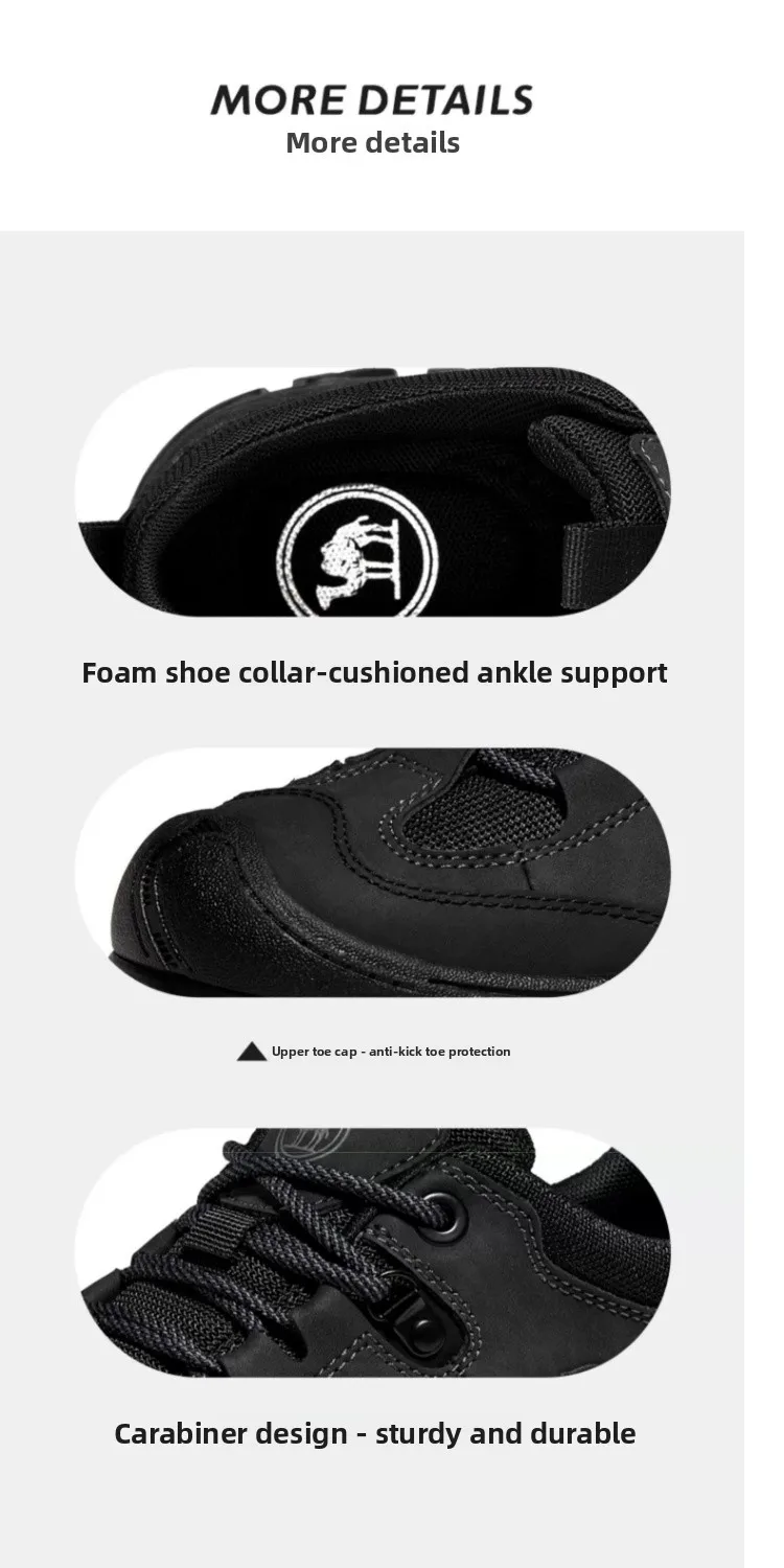 Golden Camel Non-slip Men Hiking Shoes Breathable Outdoor Wear Resistant Splashproof Climbing Men Sneaker Tourism Mountain Shoes