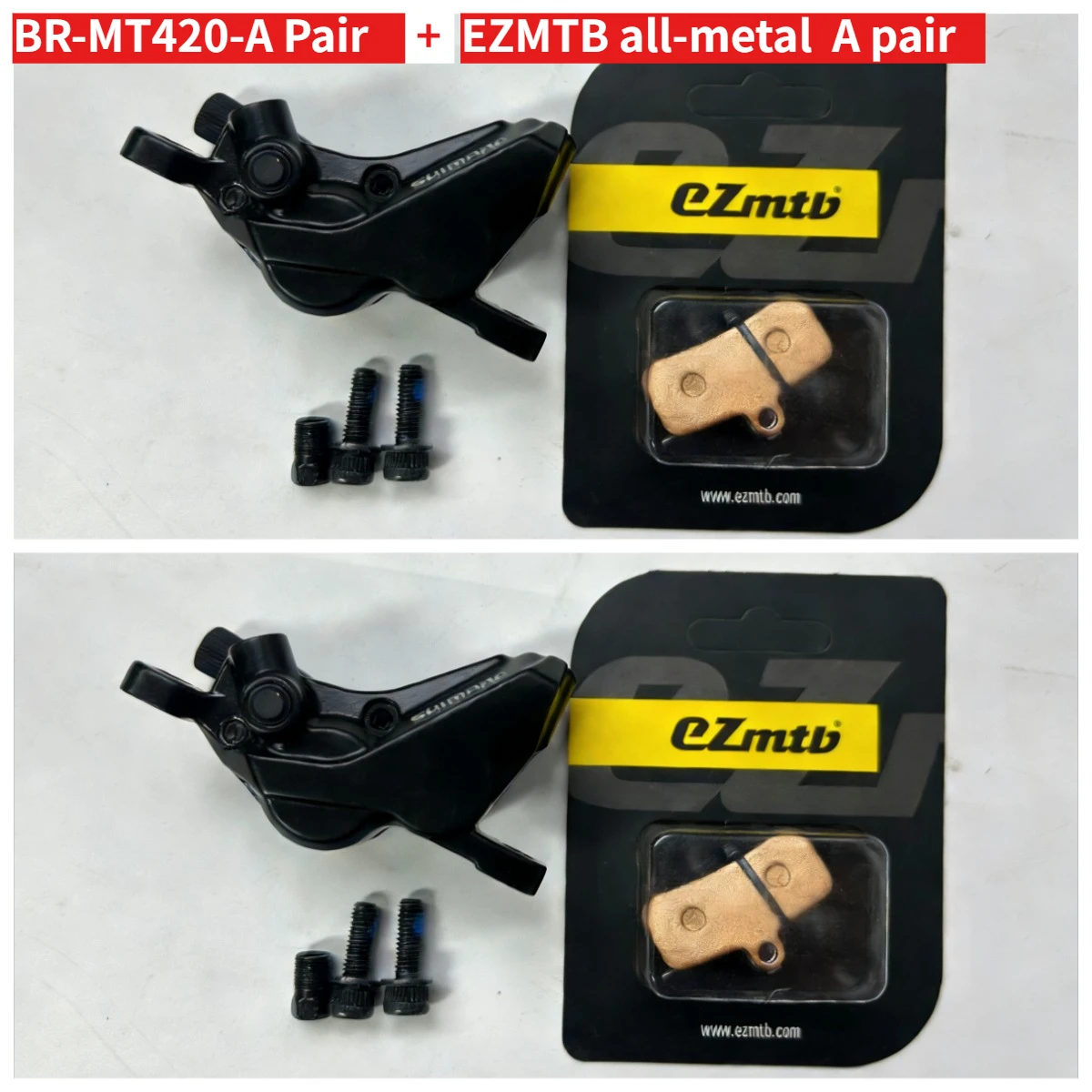 SHIMANO DEORE MT420 D03S D02S Hydraulic Disc Brake BR-MT420 Brake Caliper with 4 Pistons Suitable Brand New Genuine Product