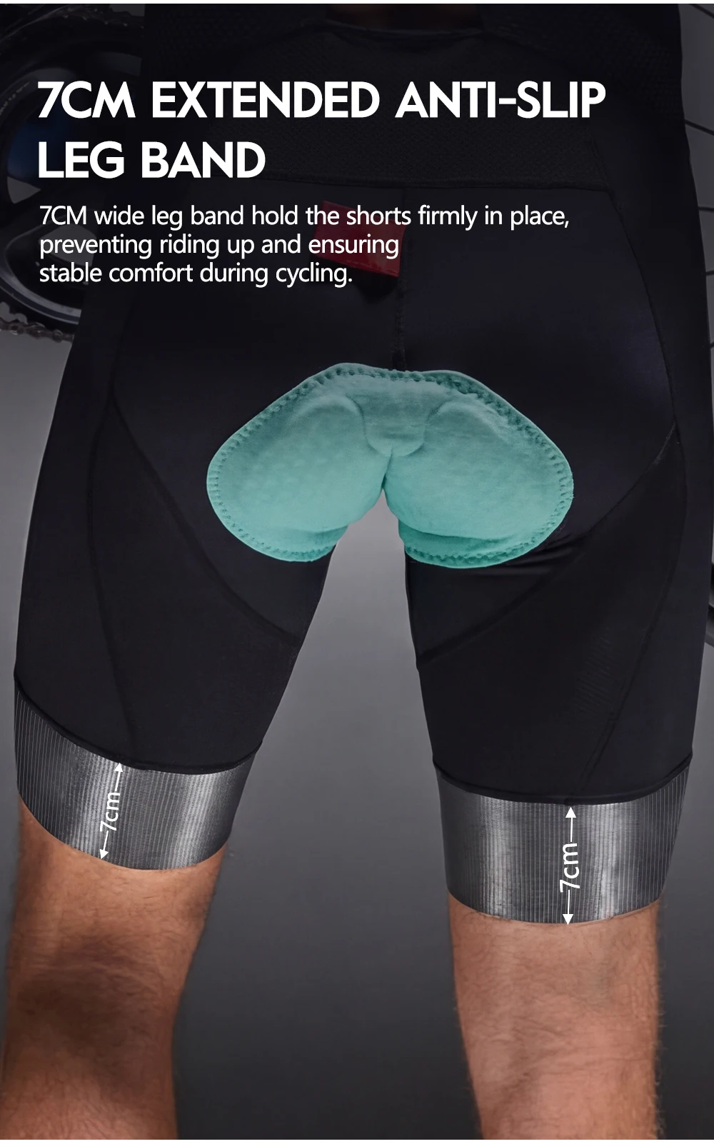 RION Men's Cycling Shorts Pro Bicycle Bib Tights MTB Padded Bike Clothing Italian Dolomiti Pads 8H Roading Biking Bibs Slim Fit