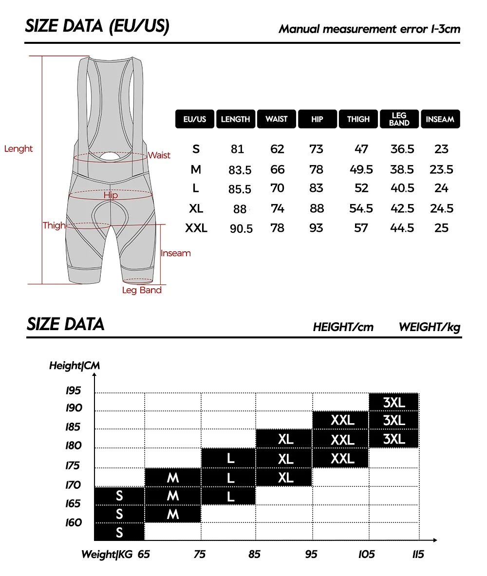 RION Men's Cycling Shorts Pro Bicycle Bib Tights MTB Padded Bike Clothing Italian Dolomiti Pads 8H Roading Biking Bibs Slim Fit