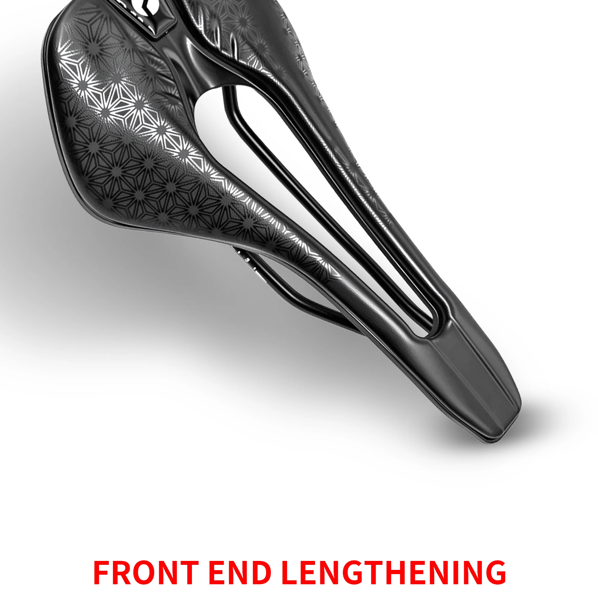 Plselis Lightweight Road Bicycle Saddle Cushion Hollow Breathable Design 280g Racing Bike Accessory