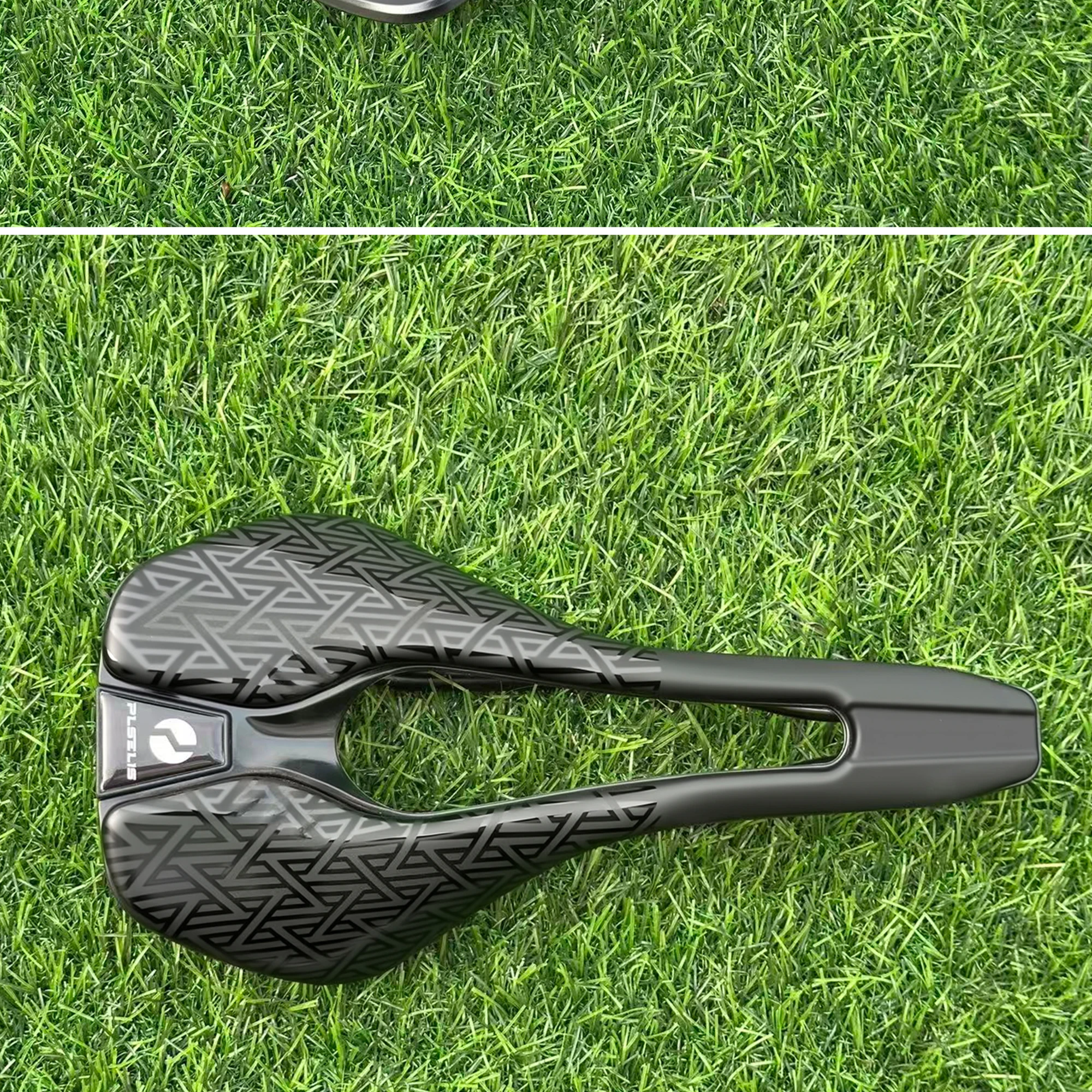 Plselis Lightweight Road Bicycle Saddle Cushion Hollow Breathable Design 280g Racing Bike Accessory