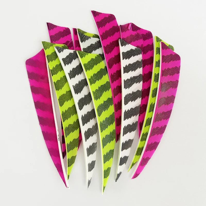 25Pack 5Inch Arrow Feather Fletching Shield Cut Vanes Real Turkey Feather Right Wing DIY Archery Accessories