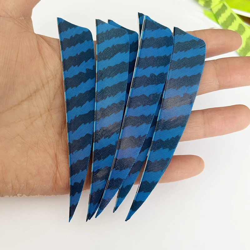 25Pack 5Inch Arrow Feather Fletching Shield Cut Vanes Real Turkey Feather Right Wing DIY Archery Accessories