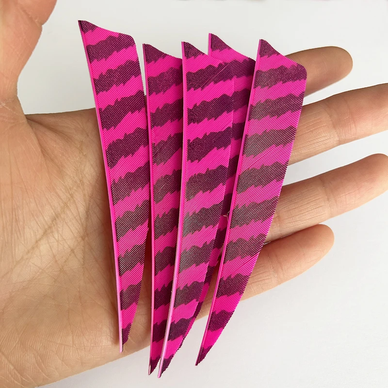 25Pack 5Inch Arrow Feather Fletching Shield Cut Vanes Real Turkey Feather Right Wing DIY Archery Accessories