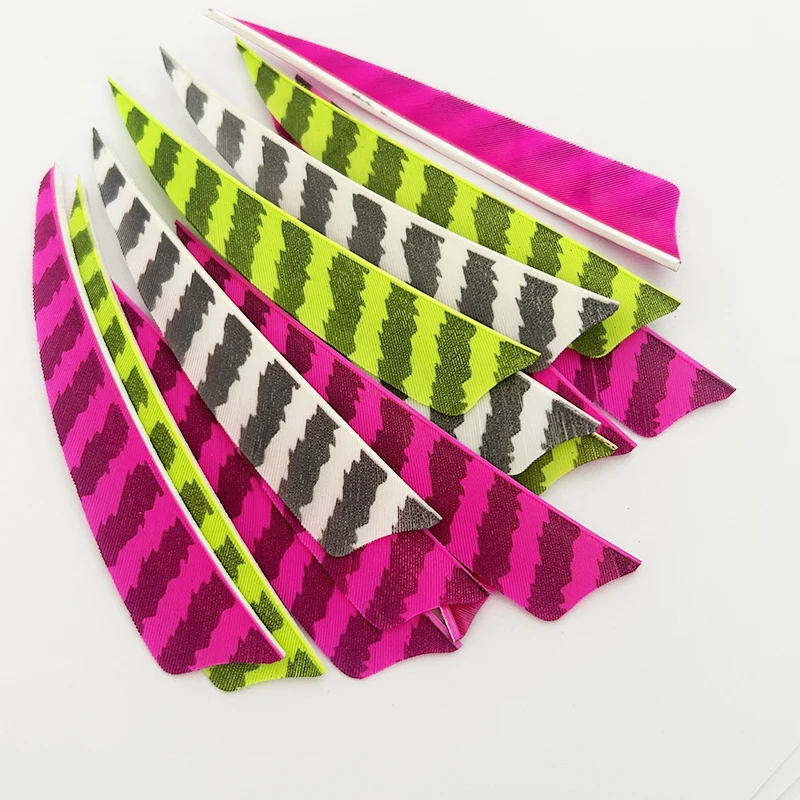 25Pack 5Inch Arrow Feather Fletching Shield Cut Vanes Real Turkey Feather Right Wing DIY Archery Accessories