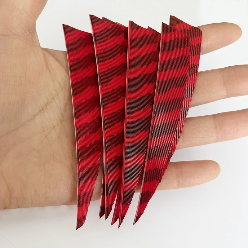 25Pack 5Inch Arrow Feather Fletching Shield Cut Vanes Real Turkey Feather Right Wing DIY Archery Accessories