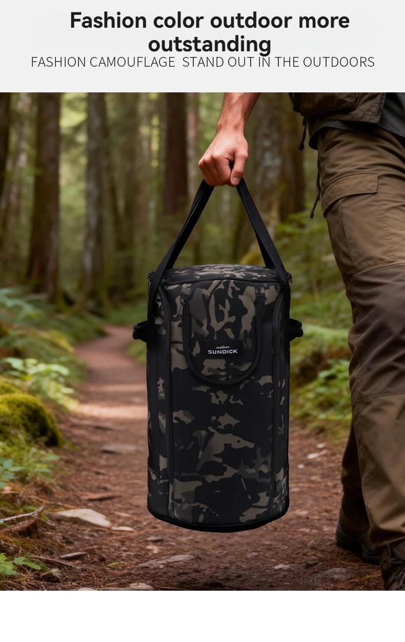 Outdoor camping, picnic, 5kg gas cylinder storage bag, large capacity, thick gas cylinder protection bag