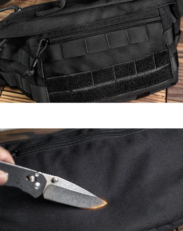 Tactical Crossbody Bag Outdoor Sport Cycling Large-capacity Waist Bag Waterproof Chest Pack Multi functional MOLLE Tool Bag