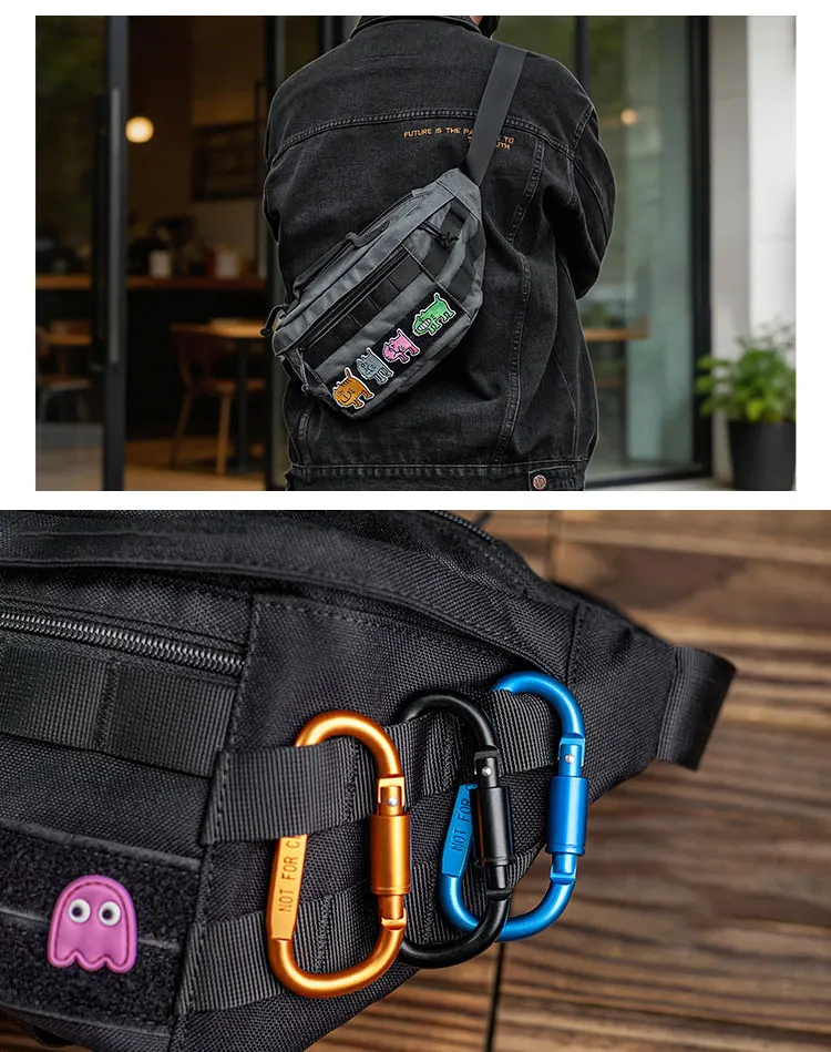 Tactical Crossbody Bag Outdoor Sport Cycling Large-capacity Waist Bag Waterproof Chest Pack Multi functional MOLLE Tool Bag