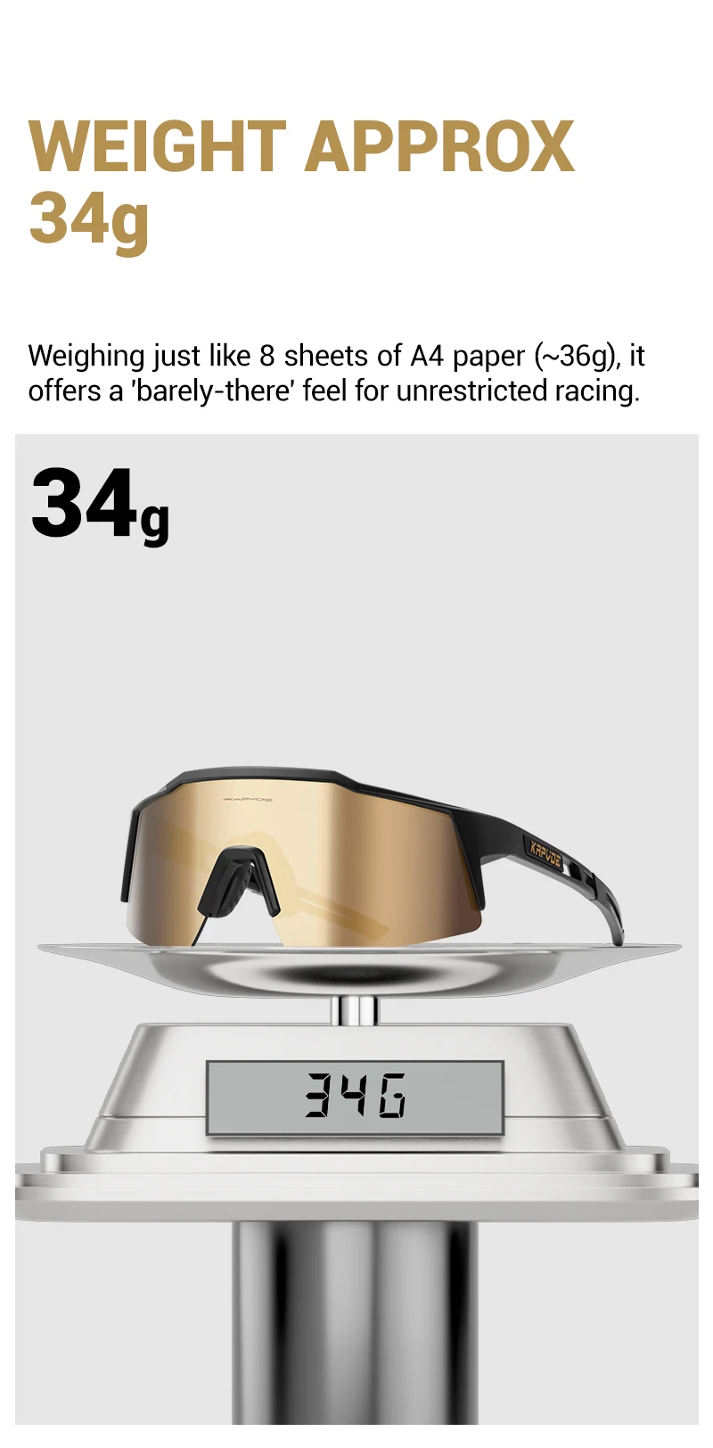 Kapvoe 2026 Hiking Eyewear Cycling Running Driving Sunglasses Men Bike Bicycle UV400 Glasses Climbing Mountain Camping Goggles