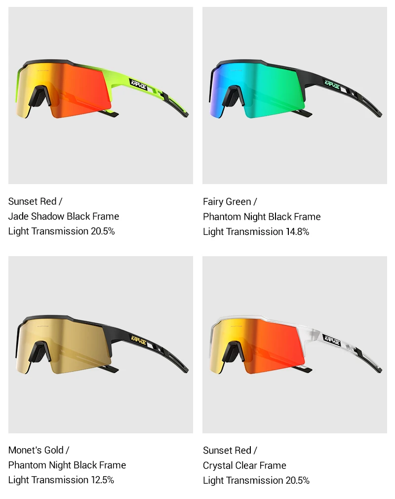 Kapvoe 2026 Hiking Eyewear Cycling Running Driving Sunglasses Men Bike Bicycle UV400 Glasses Climbing Mountain Camping Goggles