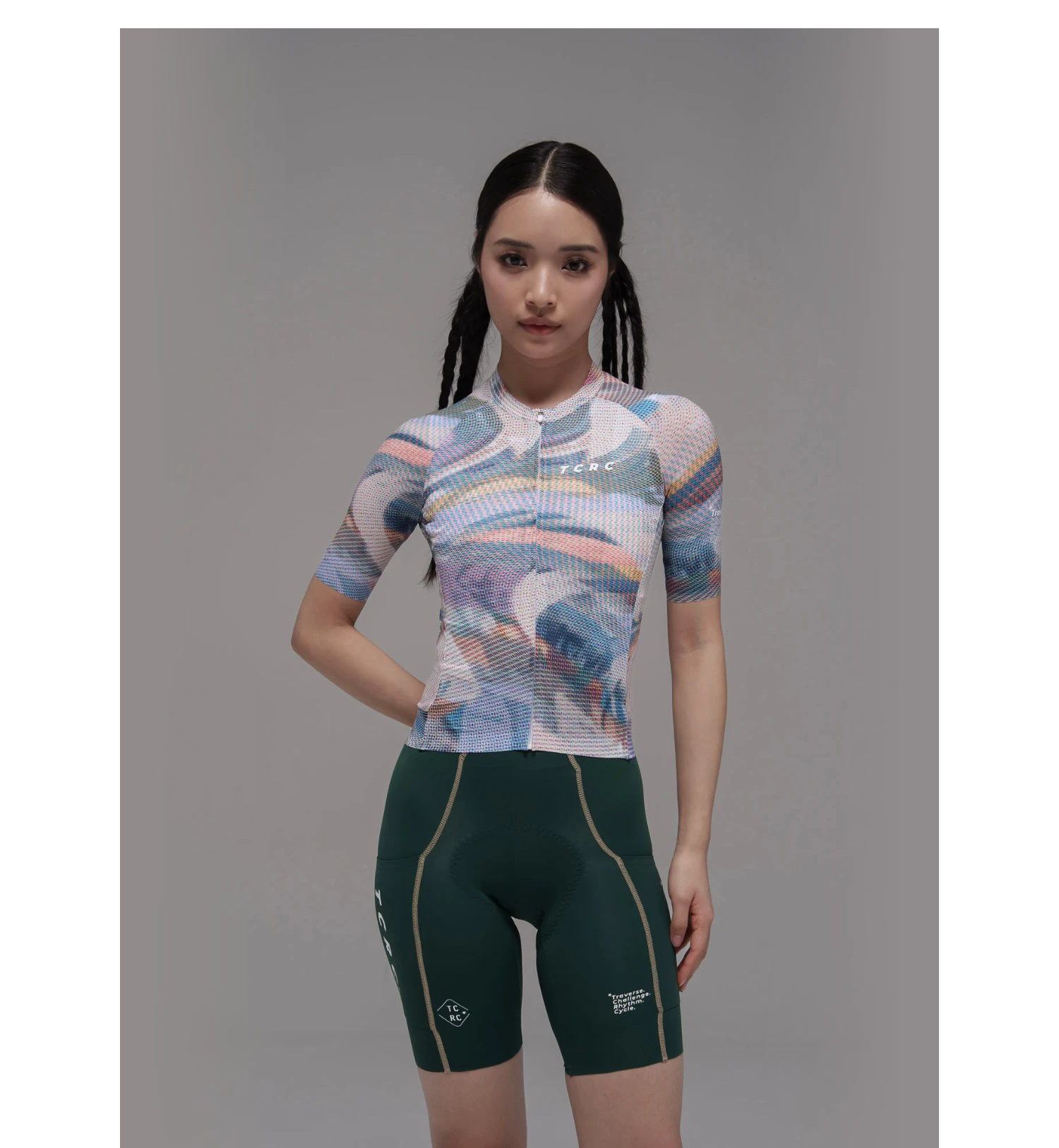 TCRC Cycling Jersey Men Women Summer Short Sleeve Bicycle Tops Quick Dry Breathable Bike Shirts Road Bike MTB Clothing