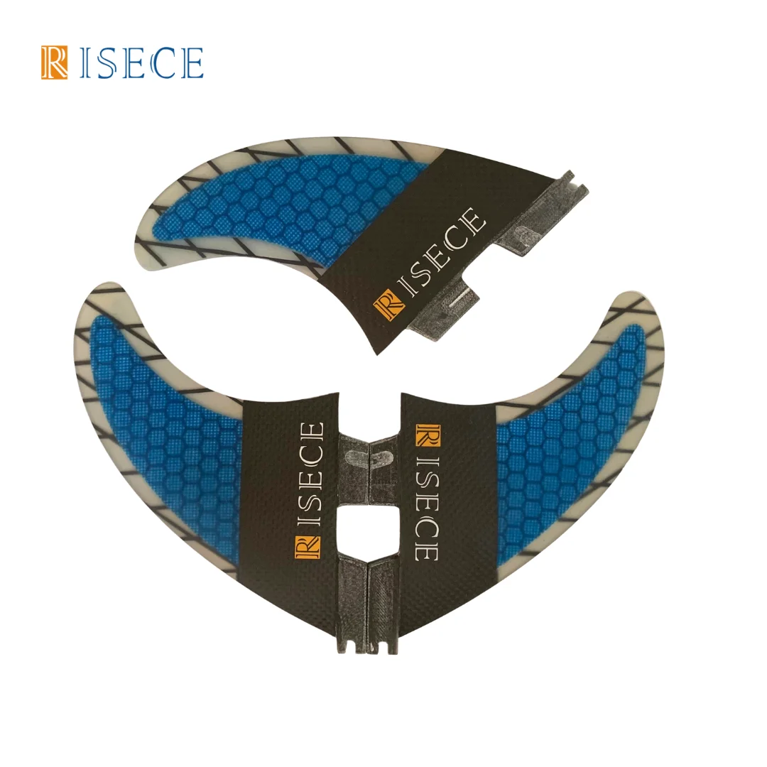 RISECE Surfboard Fins G3/G5/G7 Size Thruster 3PCS Set Fiberglass Honeycomb Carbon fiber Tri Fins Quilhas Surf Fin