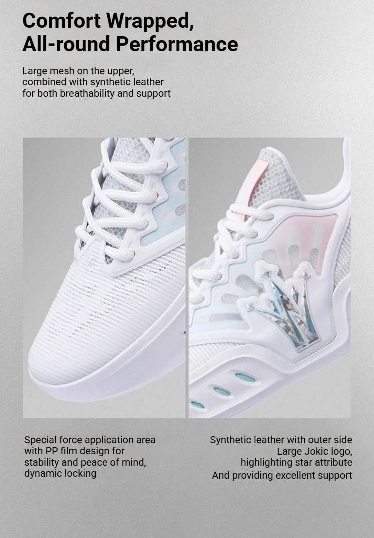 361 Degrees Joker SHUFFLE 2.0 Basketball Shoes Men New Trendy Lightweight Wear-resistant Flexible Stable Male Sneakers 572621101