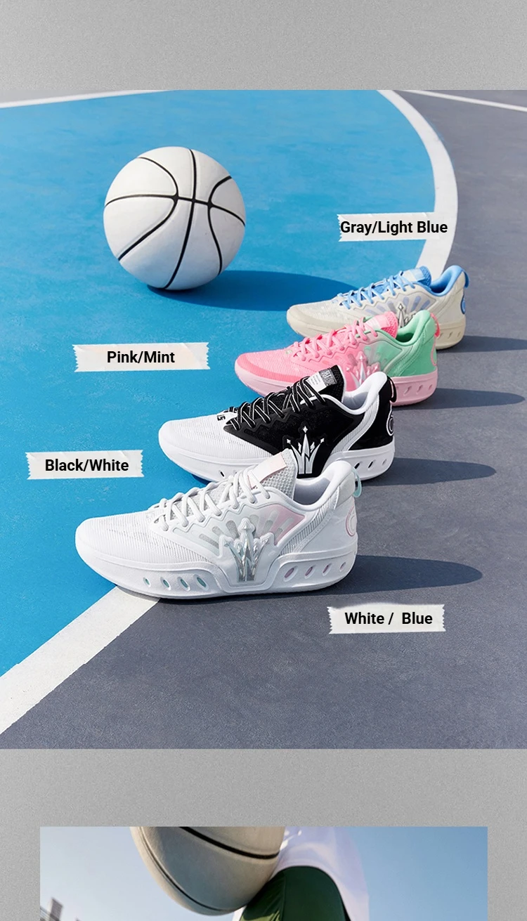 361 Degrees Joker SHUFFLE 2.0 Basketball Shoes Men New Trendy Lightweight Wear-resistant Flexible Stable Male Sneakers 572621101