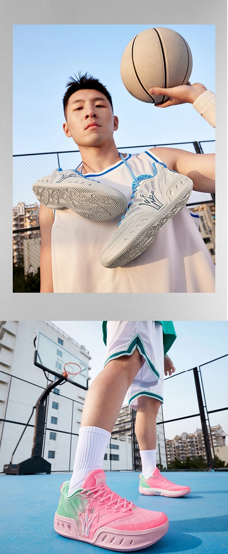 361 Degrees Joker SHUFFLE 2.0 Basketball Shoes Men New Trendy Lightweight Wear-resistant Flexible Stable Male Sneakers 572621101