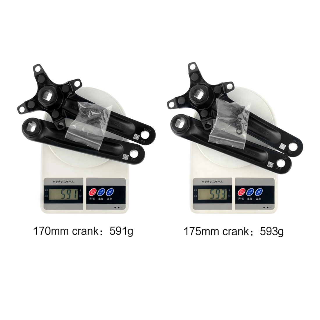 Prowheel Sqaure Hole MTB Crank 170 175mm Mountain Bicycle Crank Arm 104BCD Sprocket 8 9 10 11 12 Speed Cycling Parts