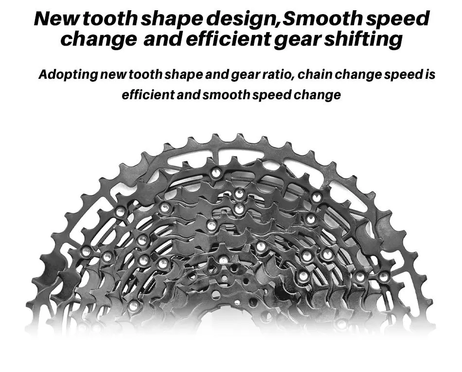 GOLDIX 11-speed cassette hg For Shimano 11 40t 42t 46t 48t 50t 52t cassette 11 speed ultralight hollow Mountain bike cassette