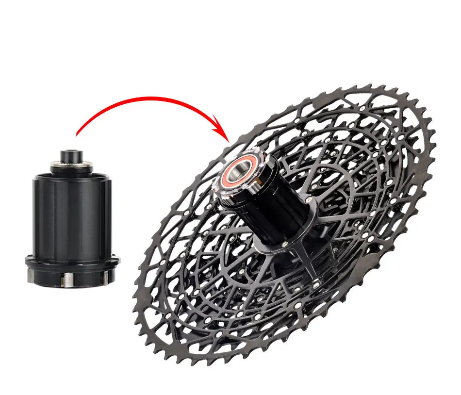 GOLDIX 11-speed cassette hg For Shimano 11 40t 42t 46t 48t 50t 52t cassette 11 speed ultralight hollow Mountain bike cassette