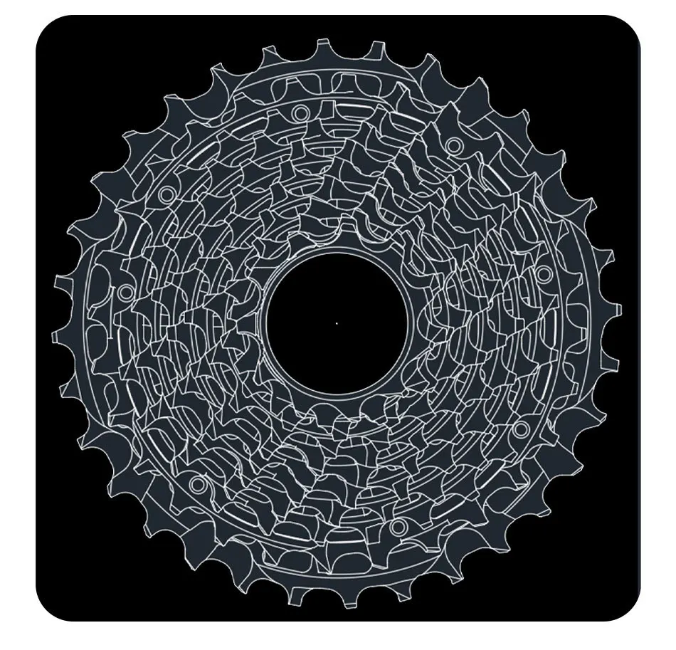 GOLDIX 11-speed cassette hg For Shimano 11 40t 42t 46t 48t 50t 52t cassette 11 speed ultralight hollow Mountain bike cassette