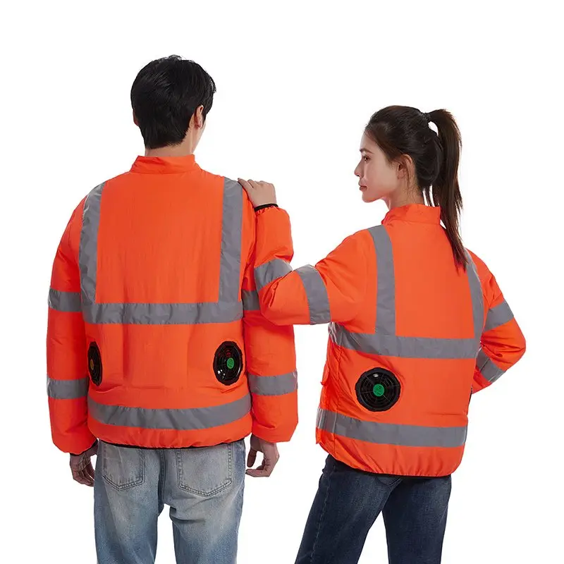 G-MACHT Summer Cooling 2/3/4 Fans Vest USB 12V/5V Fans Charging Breathable Sleeveless Air Conditioner Waistcoat For Outdoor Work