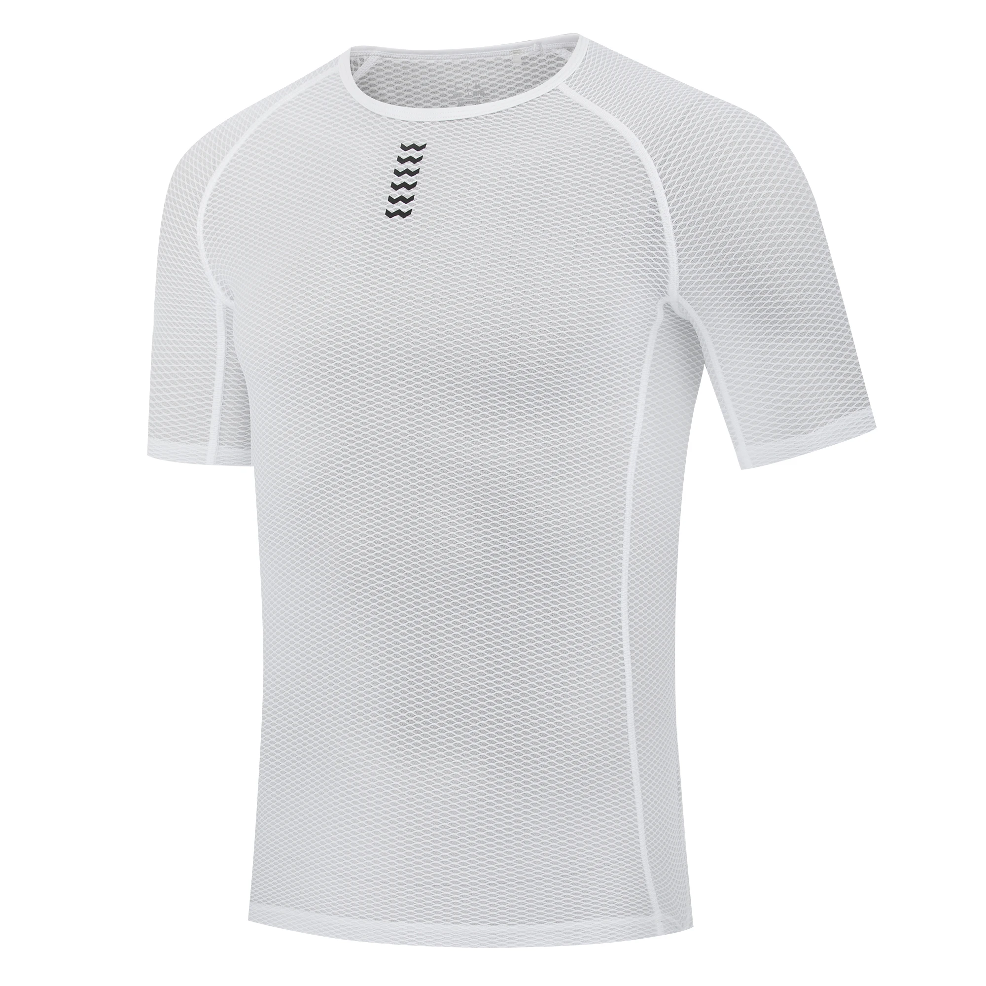 YKYWBIKE 2PCS Men's Cycling Base Layers Short Sleeve Sport Shirt Pro Cool Mesh Superlight Bicycle  Breathable Road Bike Top