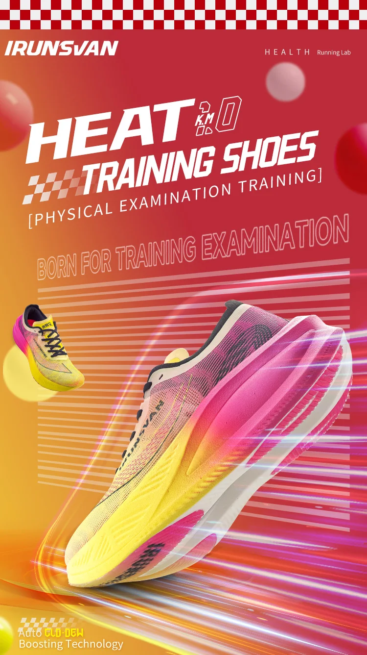 IRUNSVAN Nylon Carbon Plate Marathon Racing Shoes For Men Women Athletic Training Sneakers Lightweight Shock Absorbing 028