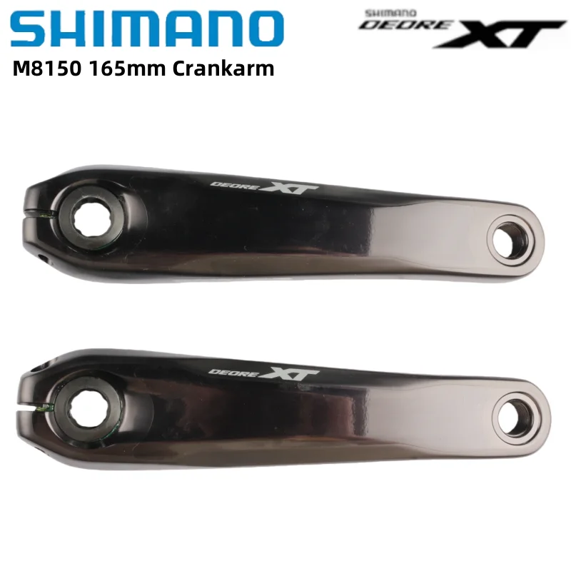 Shimano Deore XT FC-M8150 Left/Right Crank Arm 165mm E-BIKE HOLLOWTECH Crank Arm Set For E7000/EP800 motors For E-MTB