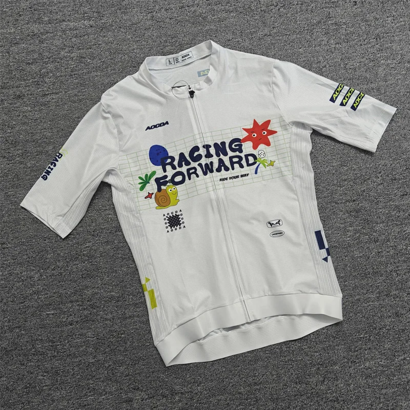 New Pro Aero AOGDA Breathable Fast Drying Cycling Jersey,Short Sleeve Road Bike Jersey,Lightweight Comfortable Bicycle Clothing
