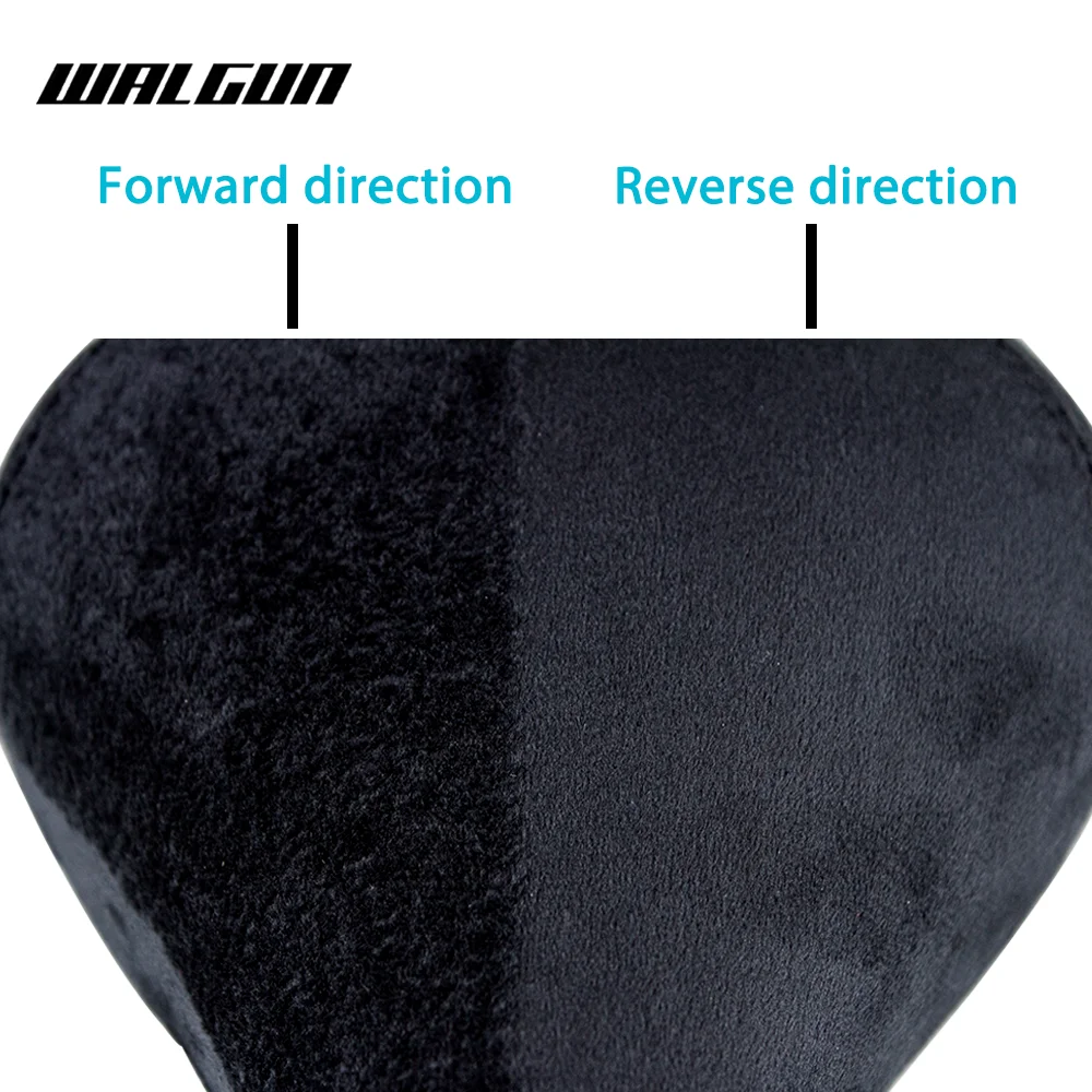 WALGUN BMX Bicycle Saddle Dirt Jump Bike Seat Flannelette with Embroidery Freestyle Racing Dowbhill Saddle for MTB Cycling Parts