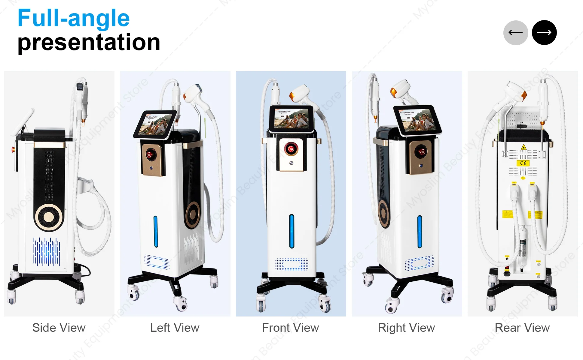 2 IN 1 Hair Removal Machine Beauty Equipment Permanent Hair Reduction Device With Cooling System For Salon Spa