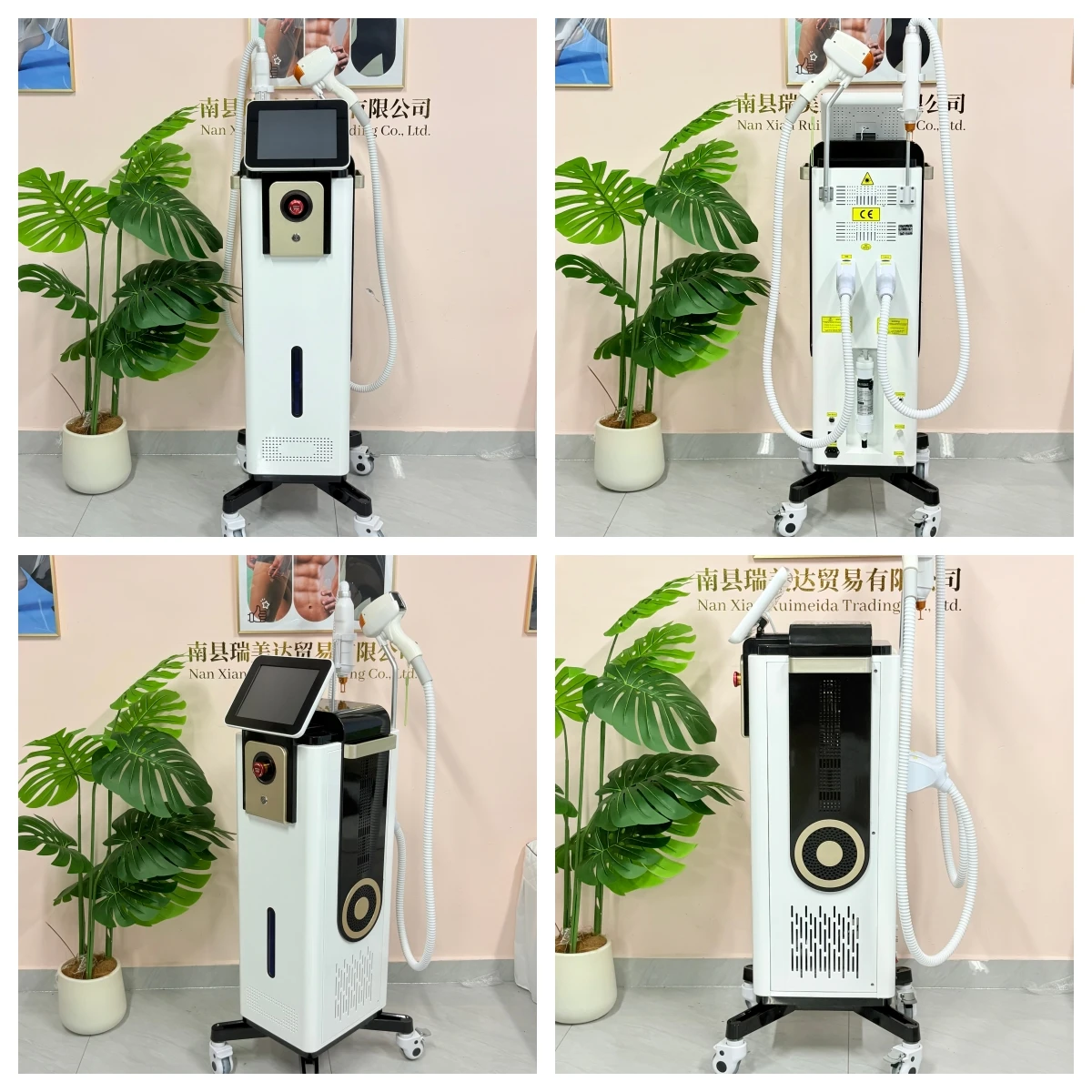 2 IN 1 Hair Removal Machine Beauty Equipment Permanent Hair Reduction Device With Cooling System For Salon Spa