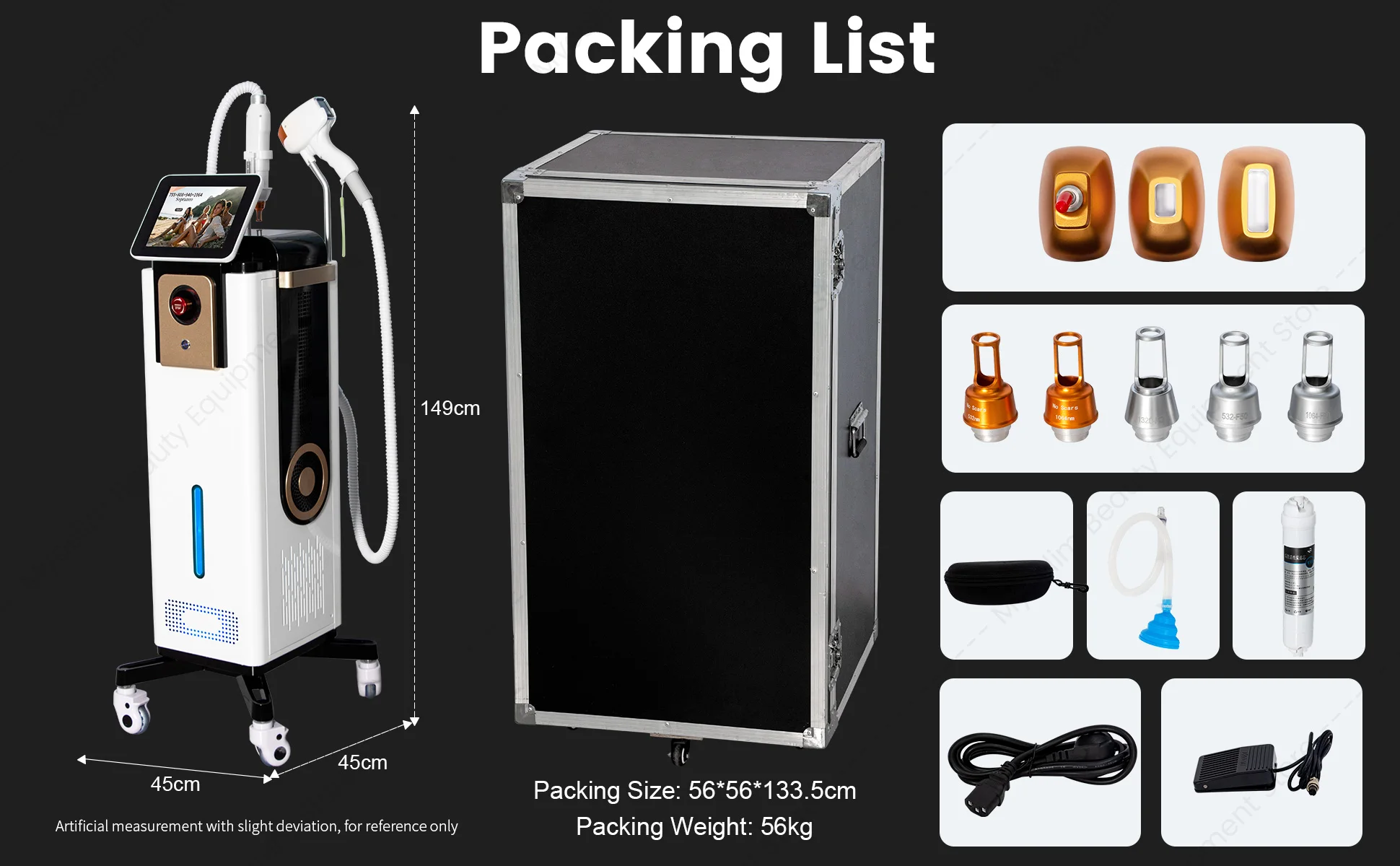 2 IN 1 Hair Removal Machine Beauty Equipment Permanent Hair Reduction Device With Cooling System For Salon Spa