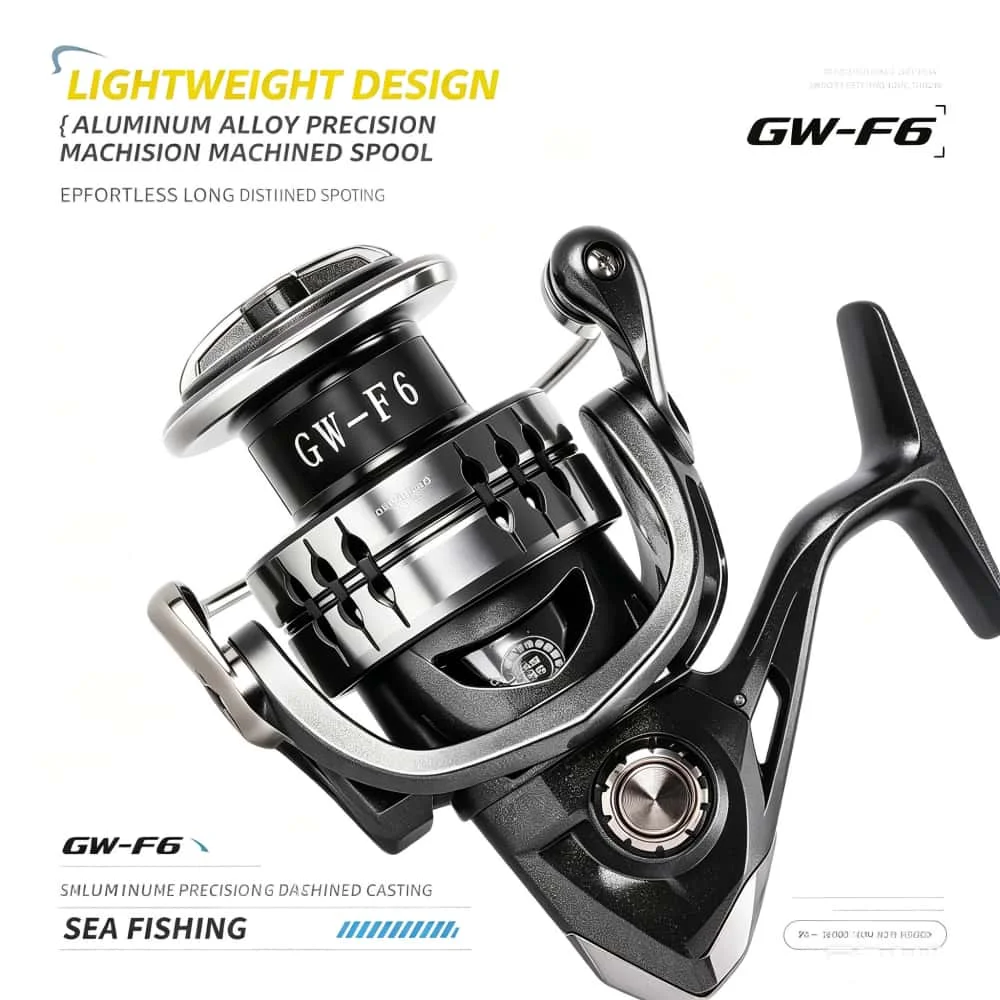 New ABU GARCIA Fishing Reel 9+1 Stainless Steel Bearings Max Drag 20KG for Saltwater Freshwater Spinning Fishing Reel