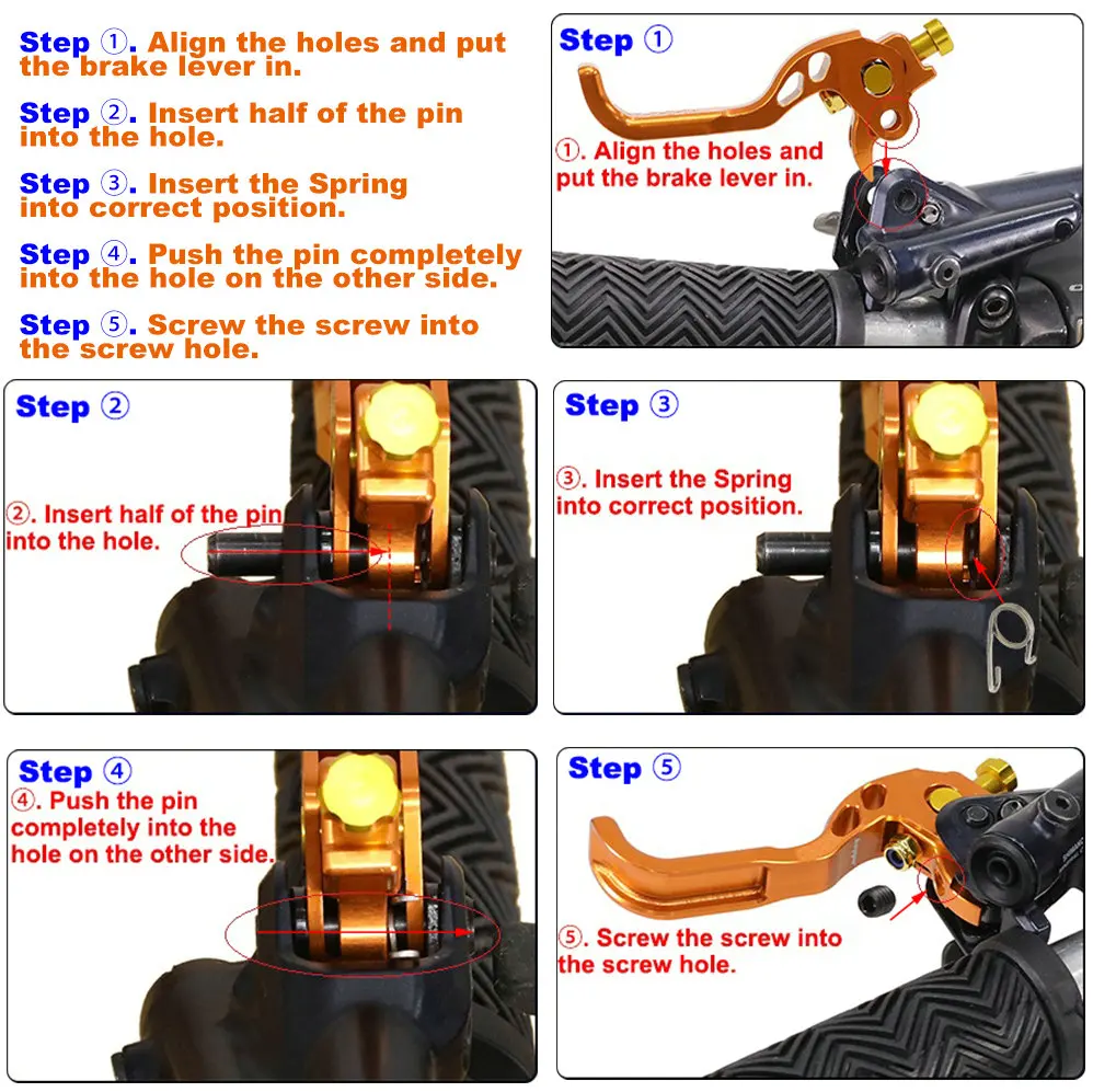 HEPPE Bike Brake Lever Ultralight MTB Brake Lever for SHIMANO DEORE M6100/6120 SLX M7100/7120 XT M8100/8120 Brakes