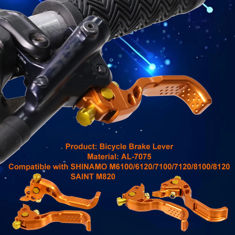 HEPPE Bike Brake Lever Ultralight MTB Brake Lever for SHIMANO DEORE M6100/6120 SLX M7100/7120 XT M8100/8120 Brakes